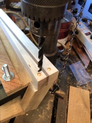 drill left hole